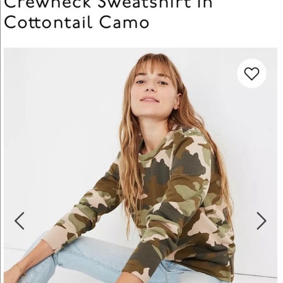 mile(s) by Madewell Light Sweatshirt with bunny camo - Picture 1 of 9
